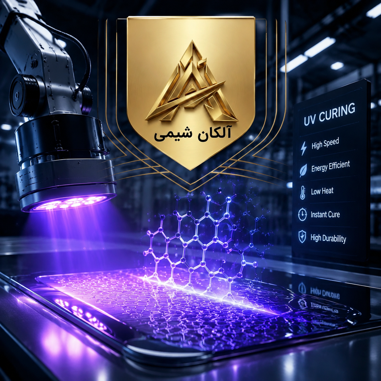 فناوری پخت نوری (UV Curing) چیست و چگونه کار می‌کند؟